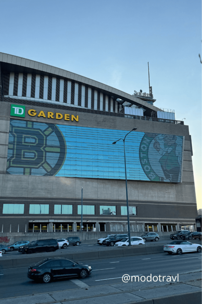 El TD Garden, el estado de Boston Celtics